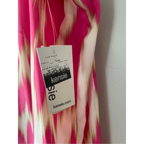 Kensie Bold Pink Sleeveless Top Size L New - Picture 5 of 5